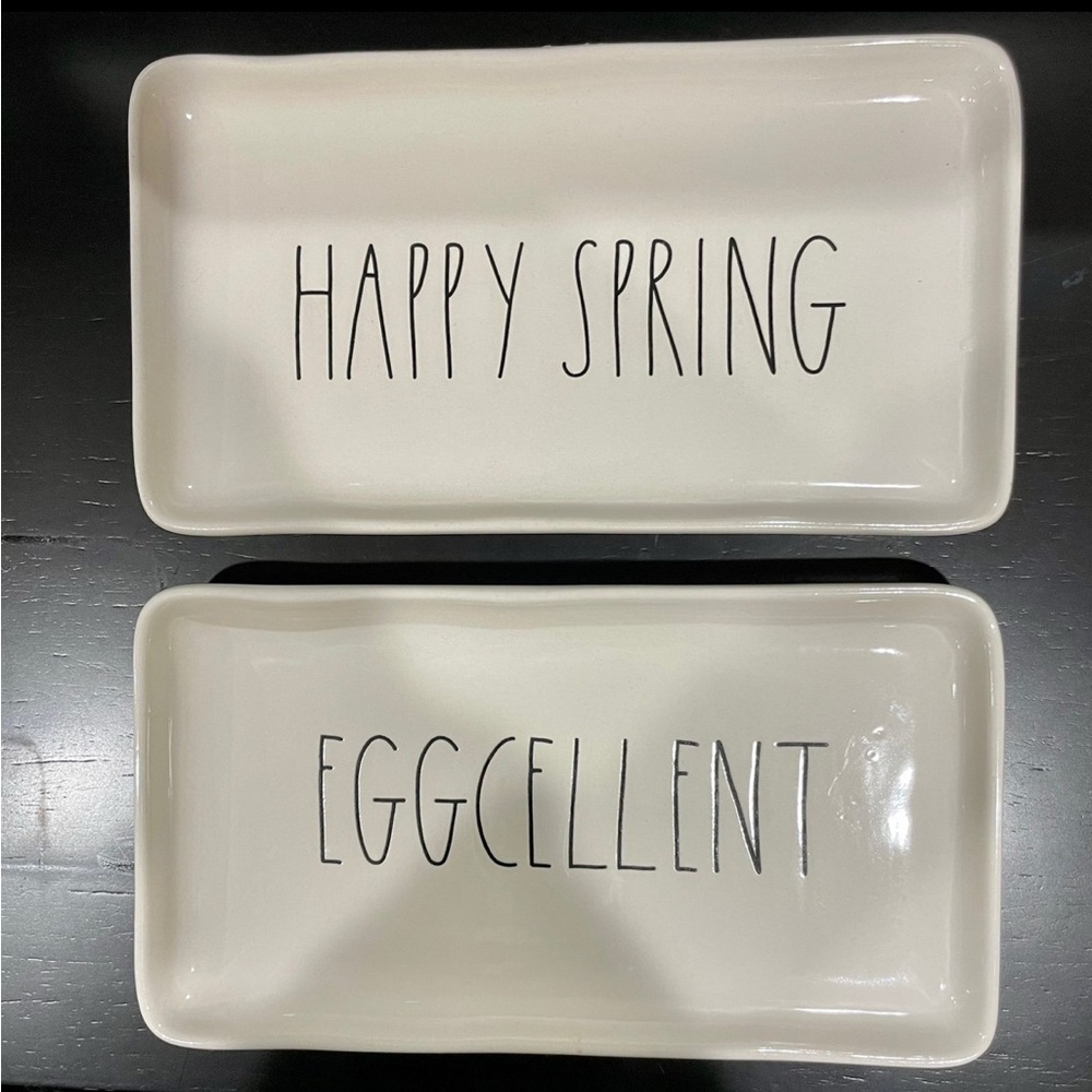 RAE DUNN Trays (Set of 2)